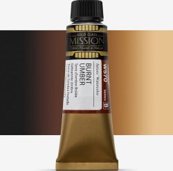 Mijello - Mijello Mission Gold Class 15ml Tüp Sulu Boya B W570 Burnt Umber Mijello - Mijello Mission Gold Class 15ml Tüp Sulu Boya B W570 Burnt Umber