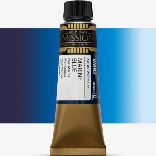 Mijello Mission Gold Class 15ml Tüp Sulu Boya B W582 Marıne Blue - W582 Marıne Blue