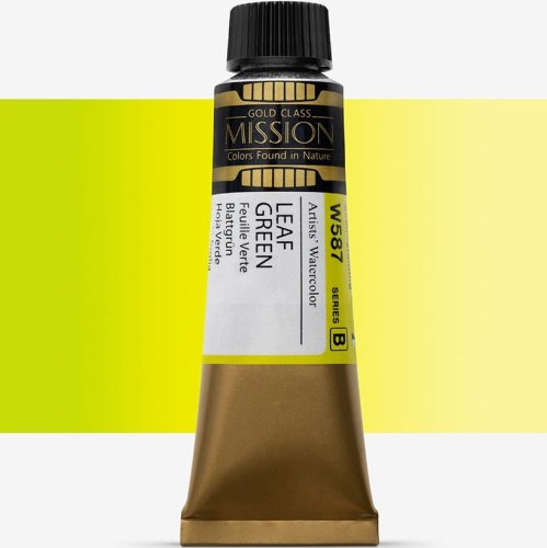 Mijello Mission Gold Class 15ml Tüp Sulu Boya B W587 Leaf Green - W587 Leaf Green