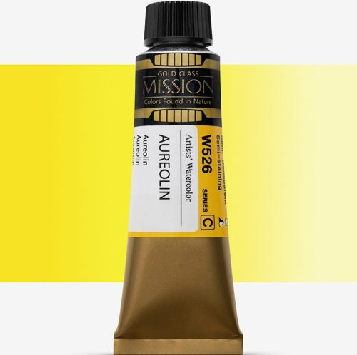 Mijello Mission Gold Class 15ml Tüp Sulu Boya C W526 Aureolın - W526 Aureolın