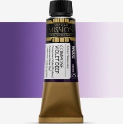 Mijello - Mijello Mission Gold Class 15ml Tüp Sulu Boya C W602 Compose Vıolet Deep Mijello - Mijello Mission Gold Class 15ml Tüp Sulu Boya C W602 Compose Vıolet Deep