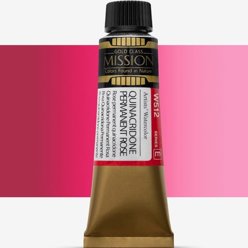 Mijello Mission Gold Class 15ml Tüp Sulu Boya E W512 Quınacrıdone Permanen - W512 Quınacrıdone Permanen