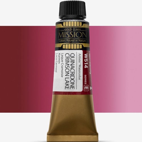 Mijello Mission Gold Class 15ml Tüp Sulu Boya E W514 Crımson Lake - W514 Crımson Lake