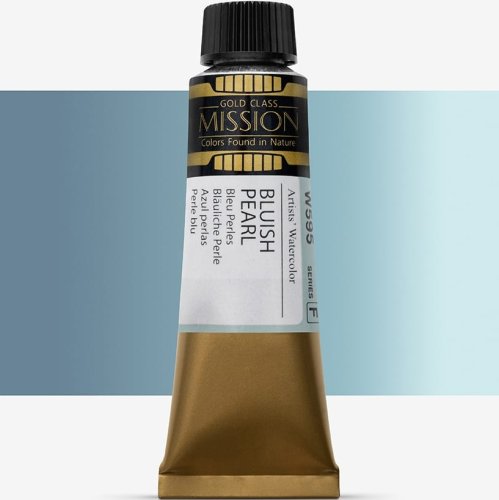 Mijello Mission Gold Class 15ml Tüp Sulu Boya F W595 Bluısh Pearl - W595 Bluısh Pearl