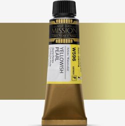 Mijello - Mijello Mission Gold Class 15ml Tüp Sulu Boya F W596 Yellowısh Pearl Mijello - Mijello Mission Gold Class 15ml Tüp Sulu Boya F W596 Yellowısh Pearl