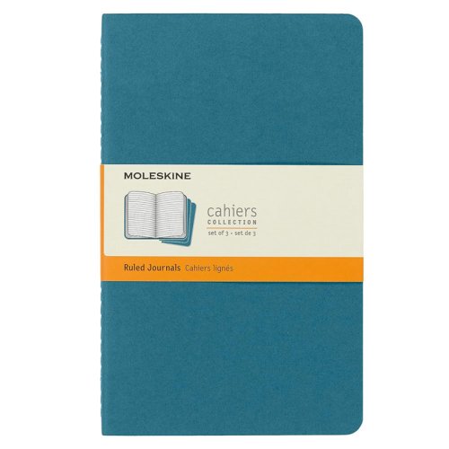 Moleskine Cahier Journals Çizgili Defter 13x21cm Brisk Blue CH016B44