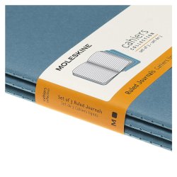 Moleskine - Moleskine Cahier Journals Çizgili Defter 13x21cm Brisk Blue CH016B44 (1)