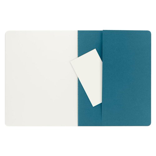 Moleskine Cahier Journals Çizgisiz Defter 19x26cm Brisk Blue CH023B44