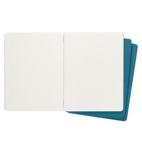 Moleskine Cahier Journals Çizgisiz Defter 19x26cm Brisk Blue CH023B44