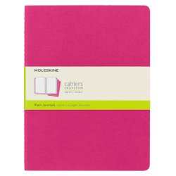 Moleskine - Moleskine Cahier Journals Çizgisiz Defter 19x26cm Kinetic Pink CH023D17
