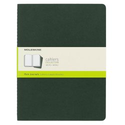 Moleskine - Moleskine Cahier Journals Çizgisiz Defter 19x26cm Myrtle Green CH023K15