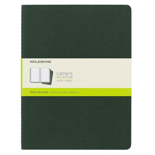 Moleskine Cahier Journals Çizgisiz Defter 19x26cm Myrtle Green CH023K15
