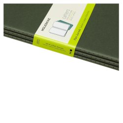 Moleskine Cahier Journals Çizgisiz Defter 19x26cm Myrtle Green CH023K15 - Thumbnail