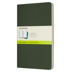 Moleskine - Moleskine Cahier Journals Çizgisiz Defter 13x21cm Myrtle Green