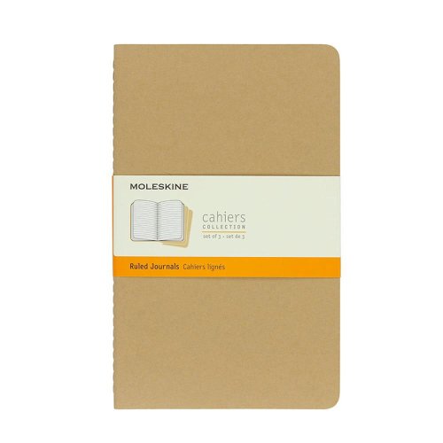 Moleskine Cahier Çizgili Defter Bej 3lü 13x21cm CL4987