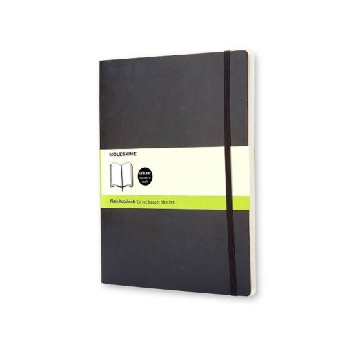 Moleskine Yumuşak Kapak Düz Defter Siyah 19x25cm KX7261