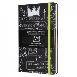 Moleskine Jean-Michel Basquiat 13x21 cm Çizgili Defter Siyah - Thumbnail