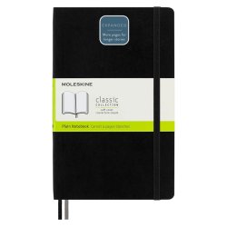 Moleskine - Moleskine Classic Yumuşak Kapak Çizgisiz Defter 13x21cm Black