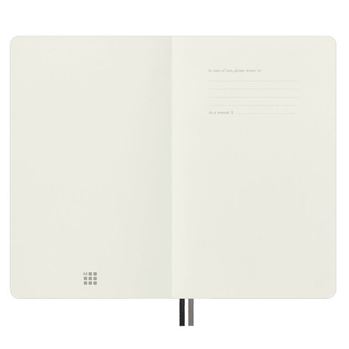 Moleskine Classic Yumuşak Kapak Çizgisiz Defter 13x21cm Black