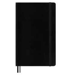 Moleskine Classic Yumuşak Kapak Çizgisiz Defter 13x21cm Black - Thumbnail