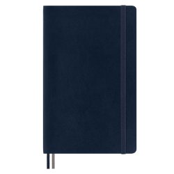 Moleskine - Moleskine Classic Expanded Yumuşak Kapak Çizgisiz Defter 13x21cm Sapphire Blue QP618EXPB20 (1)