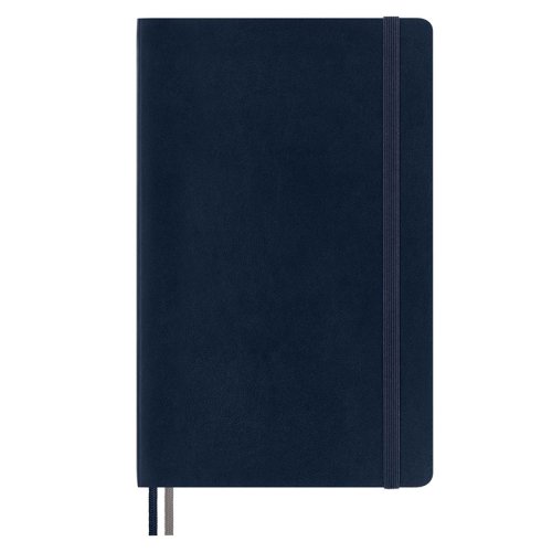 Moleskine Classic Expanded Yumuşak Kapak Çizgisiz Defter 13x21cm Sapphire Blue QP618EXPB20