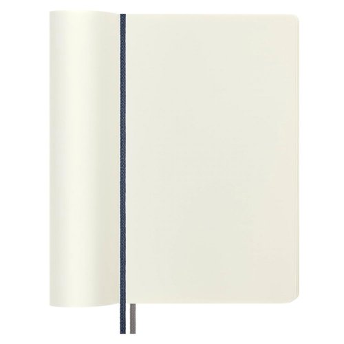 Moleskine Classic Expanded Yumuşak Kapak Çizgisiz Defter 13x21cm Sapphire Blue QP618EXPB20