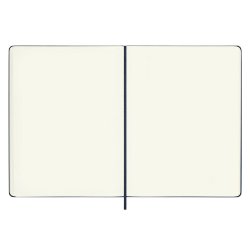 Moleskine - Moleskine Classic Sert Kapak Çizgisiz Defter 19x25cm Sapphire Blue QP092B20 (1)