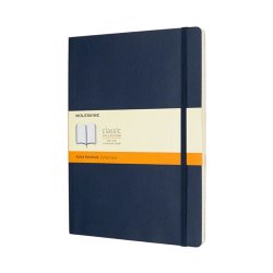Moleskine - Moleskine Notebook Classic Yumuşak Kapak Çizgili Defter 19x25cm Sapphire Blue