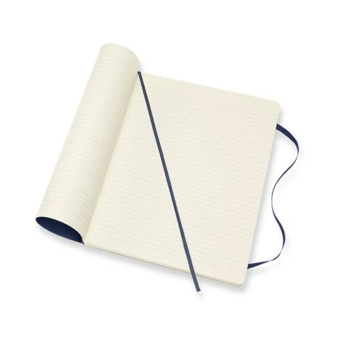 Moleskine Notebook Classic Yumuşak Kapak Çizgili Defter 19x25cm Sapphire Blue