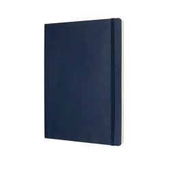 Moleskine Notebook Classic Yumuşak Kapak Çizgili Defter 19x25cm Sapphire Blue - Thumbnail