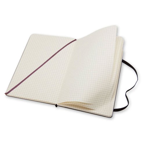 Moleskine Classic Sert Kapak Kareli Defter 13x21cm Black OP061