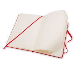 Moleskine - Moleskine Sert Kapak Düz Defter 13x21cm Kırmızı KL0062 (1)