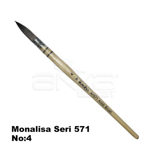 Monalisa Sulu Boya Fırçası Sincap Kılı Seri 571