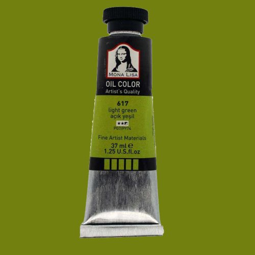 Monalisa Yağlı Boya 37ml 617 Açık Yeşil - 617 Açık Yeşil 