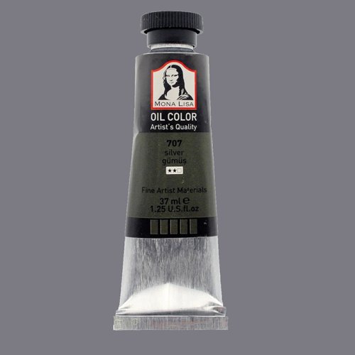 Monalisa Yağlı Boya 37ml 707 Gümüş - 707 Gümüş 