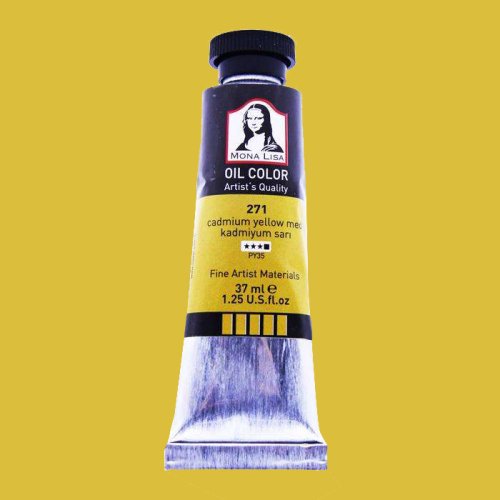 Monalisa Yağlı Boya 37ml 271 Kadmiyum Sarı - 271 Kadmiyum Sarı 
