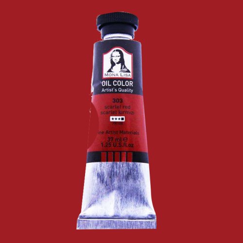Monalisa Yağlı Boya 37ml 303 Scarlet Kırmızı - 303 Scarlet Kırmızı 
