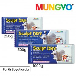 Mungyo Air Sculpt Dry Seramik Hamuru Beyaz - Thumbnail