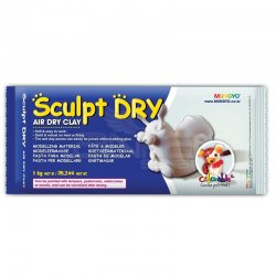 Mungyo - Mungyo Air Sculpt Dry Seramik Hamuru Beyaz (1)