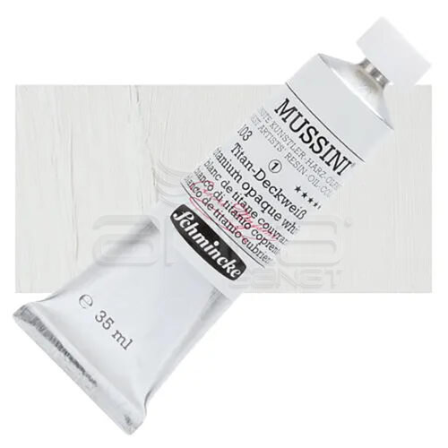 Mussini 35ml Yağlı Boya Seri:1 No:103 Titanium Opaque White - 103 Titanium Opaque White