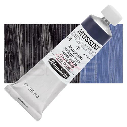 Mussini 35ml Yağlı Boya Seri:1 No:494 Indigo Tone - 494 Indigo Tone