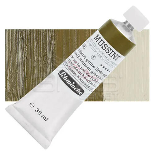 Mussini 35ml Yağlı Boya Seri:1 No:646 Naturel Bohemian Green Earth - 646 Naturel Bohemian Green Earth