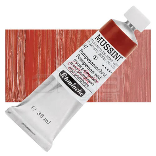 Mussini 35ml Yağlı Boya Seri:1 No:647 Pompeian Red - 647 Pompeian Red