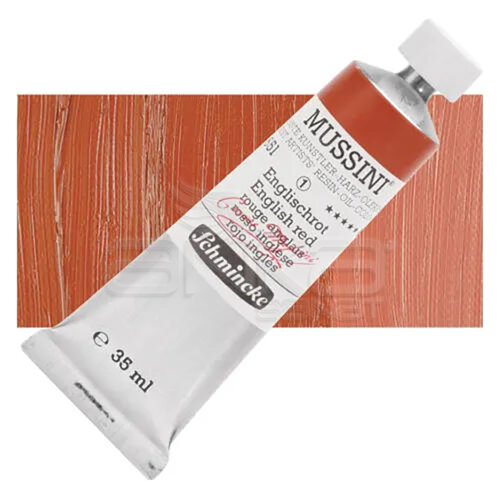Mussini 35ml Yağlı Boya Seri:1 No:651 English Red - 651 English Red