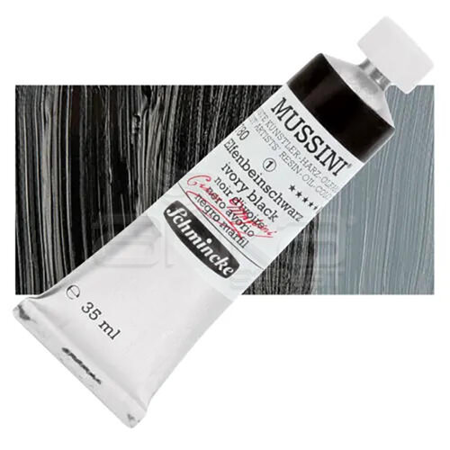 Mussini 35ml Yağlı Boya Seri:1 No:780 Ivory Black - 780 Ivory Black