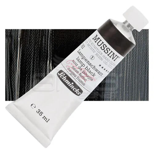 Mussini 35ml Yağlı Boya Seri:1 No:781 Lamp Black - 781 Lamp Black