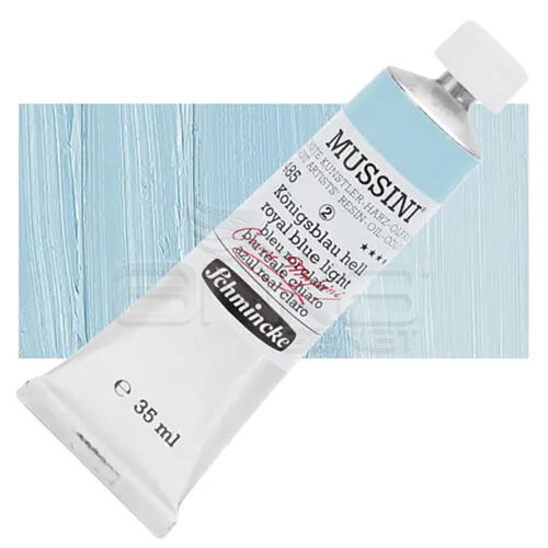 Mussini 35ml Yağlı Boya Seri:2 No:485 Royal Blue Light - 485 Royal Blue Light