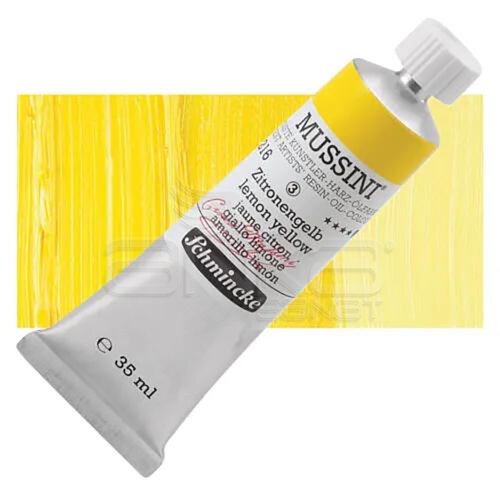 Mussini 35ml Yağlı Boya Seri:3 No:216 Lemon Yellow - 216 Lemon Yellow