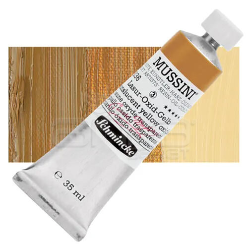 Mussini 35ml Yağlı Boya Seri:3 No:236 Translucent Yellow Oxide - 236 Translucent Yellow Oxide